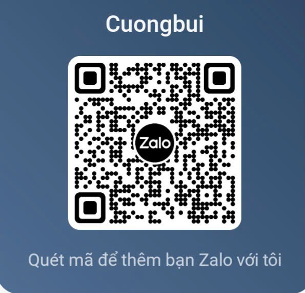 Mã QR Zalo để liên hệ VSR Việt Nam